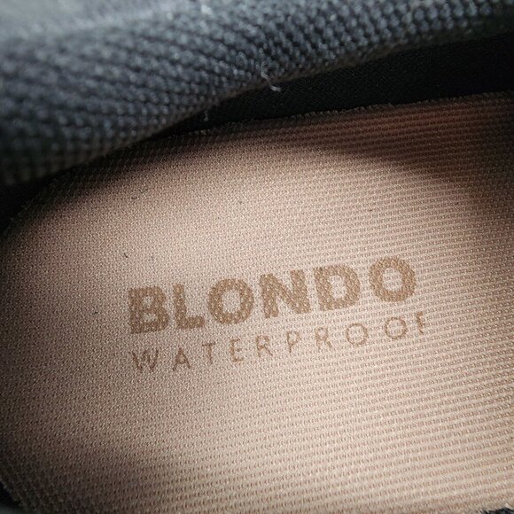Blondo Lauretta Waterproof Sneakers 11M Black Leather & Textile Upper - Picture 4 of 10